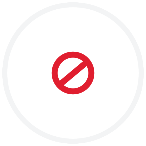 do not enter icon