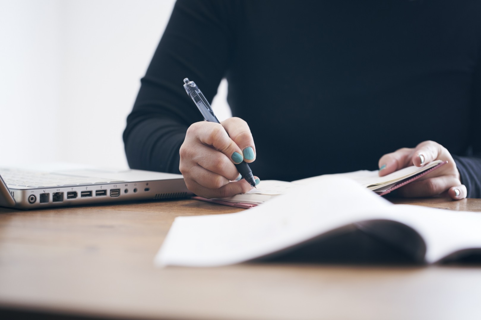 Man signing a contract